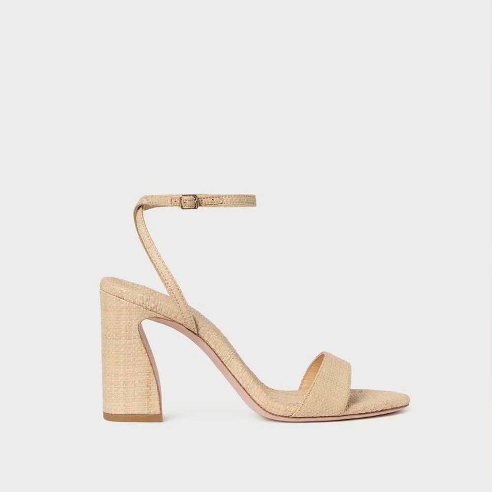 Loeffler Randall Malia Natural Curved−Heel Sandal Size 5.5